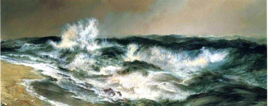 Thomas Moran The Much Resounding Sea